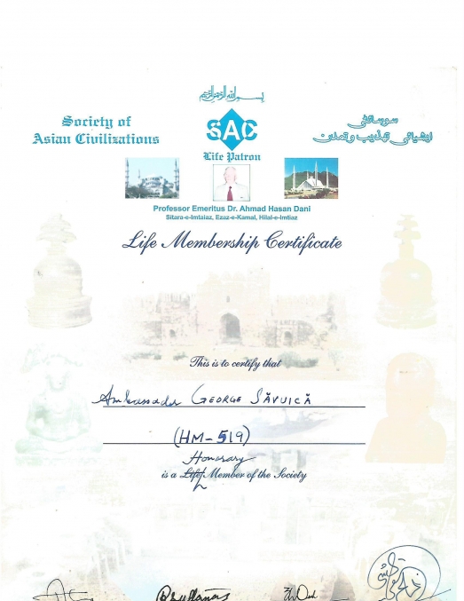 Membru de Onoare al SAC, Islamabad