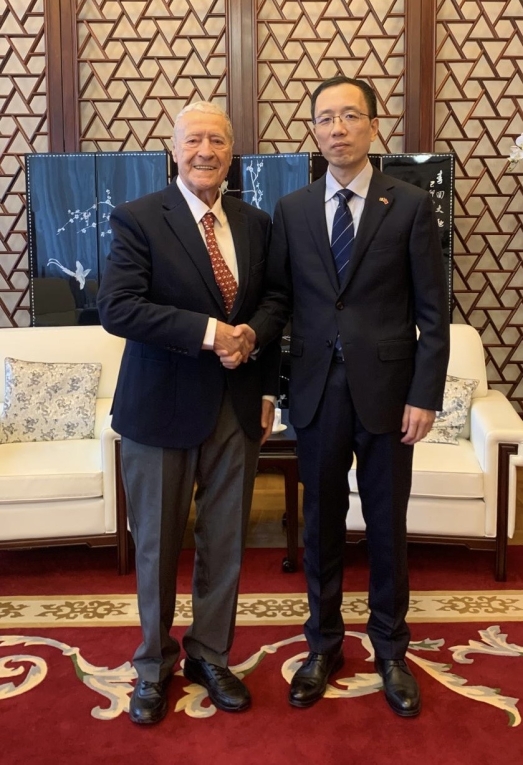 IRSEA’S PRESIDENT AND FOUNDER, AMBASSADOR (P) GHEORGHE SAVUICA, MEETS H.E. CHEN FENG, AMBASSADOR OF THE PEOPLE’S REPUBLIC OF CHINA TO ROMANIA