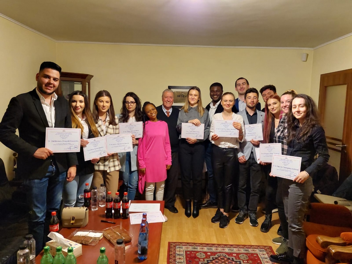 IRSEA's President and Founder, H.E. Ambassador (p) Gheorghe Savuica, Holds Second Interactive Lecture on „Applied Diplomacy” This Year