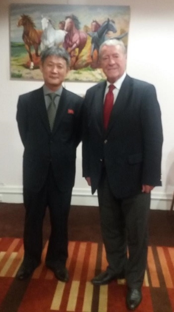 Participarea președintelui IRSEA, ambasador (p) Gheorghe Săvuică, la expoziția de Artă Populară din R.P.D. Coreeană