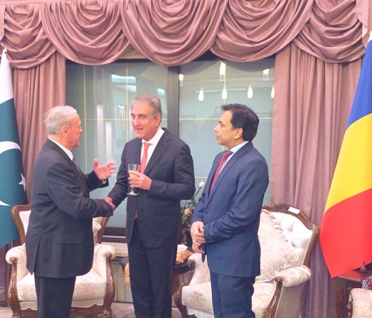 IRSEA’s President and Founder, H.E. Ambassador (p) Gheorghe Savuica, Participates at the Dinner at the Residence of the Ambassador of Pakistan to Romania in Honour of Pakistan’s Foreign Minister, H.E. Makhdoom Qureshi